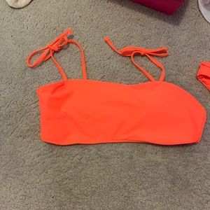 Orange two piece bikini